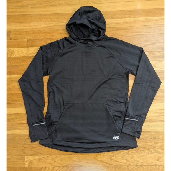 New Balance Running Heat Hoodie NWT Large Black - Picture 4 of 16